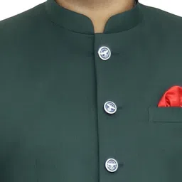 aljaami Men Jodhpuri Bandhgala Solid Suit image 4