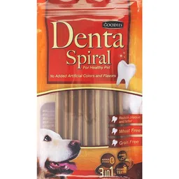 goodies Grain Free Dental Spiral Dog Dental Treat - 100 gm Chicken Dog Treat-picture-14