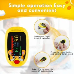 kiaan enterprises Kids Fingertip Pulse Oximeter - [Rechargeable] for SpO2 & Pulse Measurement Pulse Oximeter image 3