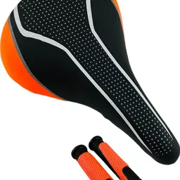 Bicycle Saddle Grip Handle Combo Cycle Seat Handlebar Grip 24-29 Inch MTB Bikes Saddle-image-4