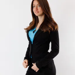 rocksy Women Solid Single Breasted Casual Blazer-picture-26