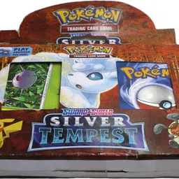 neoinsta shopping 1 pack of 55 Pokemon cards for kids in a paper box packing brown color image 5