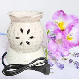 aatiutik Sandalwood and Rose Fragrance Aroma Oils with Ceramic Electric Oil Burner Diffuser image 2