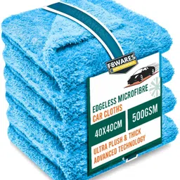 Microfiber Cloth for Car-Absorbent Car Cleaning Cloth Edgeless 550 GSM 40X40 cm Wet and Dry Microfiber Cleaning Cloth-image-72