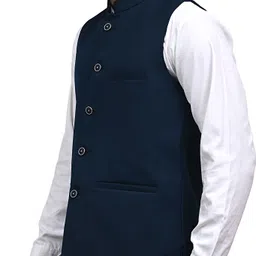 nadwi garments Solid Men Waistcoat image 4