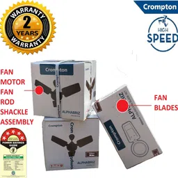 crompton SUREBREEZE ULTRA HIGH SPEED 100% COPPER MOTOR LONGER LIFE 600MM/24inch29 with 24 Months Warranty Energy Saving 600 mm Ceiling Fan image 4