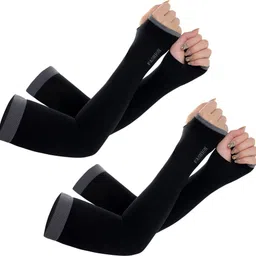 queery Nylon Arm Sleeve For Men & Women-picture-10