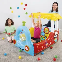 tiny tales Inflatable (IND*75)Train paddling pool Ball Pit Multicolor. Inflatable Ball Pits-picture-18