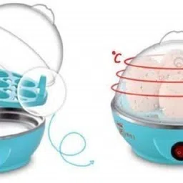 golden bucket Electric Egg -Boiler/Poacher Electric Egg Maker with Steamer & Poacher Attachment, Egg Cooker (White, 7 Eggs) Egg Cooker image 2