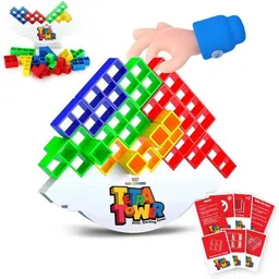 as traders Tetra Tower Stacking Balancing Toy Multicolor20-picture-15