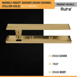 ruhe Floor Stainless Steel Push Down Strainer image 3