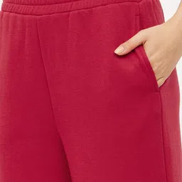 harpa Women Solid Red Track Pants image 4