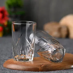 crockware (Pack of 6) DRZT_6PCS_gls_WG-0001_HH217 Glass Water/Juice Glass image 2