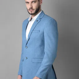canary london Men Solid Single Breasted Casual Blazer image 2