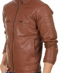 garmadian Men Solid Biker/Riding Jacket image 3