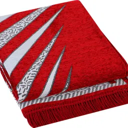 sparrow world Red Chenille Carpet image 2