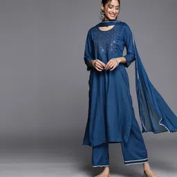 libas Women Viscose Rayon Kurta Palazzo Set-picture-23