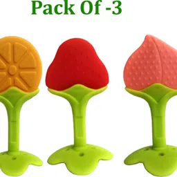 Fruit Shape Silicone Teethers Soft Stick Chews Nibbler for Baby Dental Care Teether-image-84