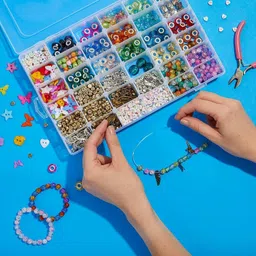 radha 30-Days 36-Grid Adjustable Pills/Cosmetic/Make Up/Medicine Organizer/Box x1.315 Pill Box image 2