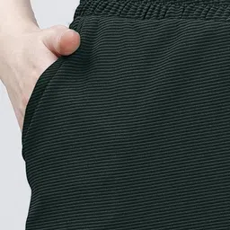 leewan Women Solid Dark Green Track Pants image 4