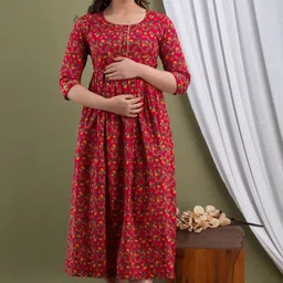 craftwell Pure Cotton Stitched Flared/A-line Gown-picture-46