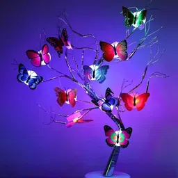 jayshree Aura glow 3D Butterfly Lamp: Multicolor Illusion LED Lamp Home decoration, Room decoration, Festival lights, Decoration, 3d Night Lamp-picture-27