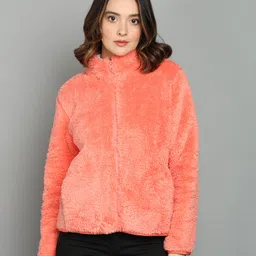 Women Solid Casual Jacket-image-44