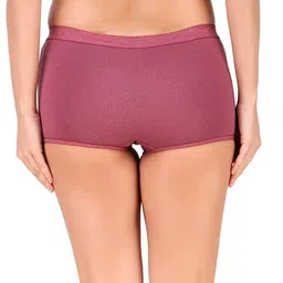 Women's Full Coverage Soft Breathable Cotton Spandex Stretch Boyshort Underwear Boxer Briefs Hipster Boy Leg Shorts,Boyshorts Panties (Pack of 4) Multicolure image 3