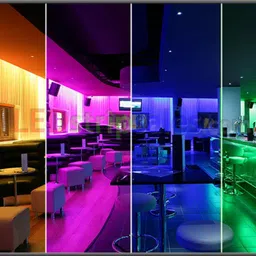 imperial 2 Ft Straight Linear Batten,Home Decorative-Red Color Tube Light 16 W 50 cm Tube Light image 4