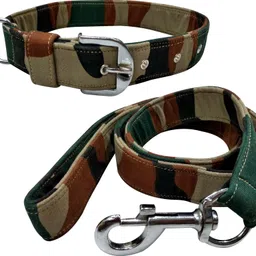 s.blaze Dog Belt Combo of 1.5 inch Green Military Printed Dog Collar with Dog Leash Adjustable Neck Size 47-59 cm Specially for Large Breed Dog Collar & Leash-picture-34