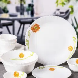 cello Pack of 20 Opalware Glass Dinner Set of 20pcs Dinner Set-picture-38