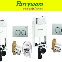 parryware Half Frame Concealed Cistern, with divater body upper cleart set of 2 pic 113 Dual Flush Tank-picture-31