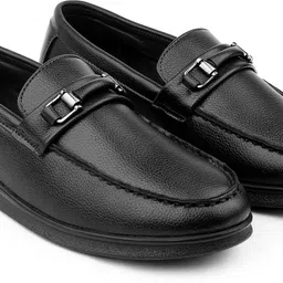 bacca bucci LISBON Slip-on Loafers Moccasins Driving Shoes | Rubber-Outsole & Light-weight Loafers For Men image 4
