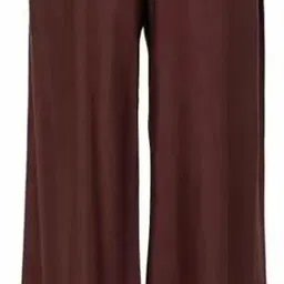 kanna fabric Women Regular Fit Brown Cotton Blend Trousers image 2