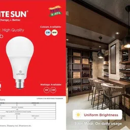 litesun 9 W Basic Standard B22 LED Bulb image 3