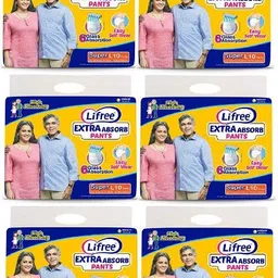 lifree Adult Pant Style Diapers L10 Large Size ( L10 Pack of 6 ) Adult Diapers - L-picture-18