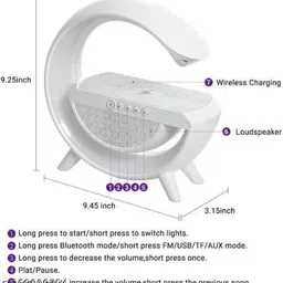 HRK Multifunctional Speaker Wireless Charger MSP15 56 W Bluetooth Party Speaker image 2