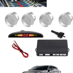 msnp 4Pcs Silver Reverse Parking Sound Warning sensor for car Protection-280 Universal Silver Reverse Assistance Praking Sensor for car-280 Parking Sensor-picture-25