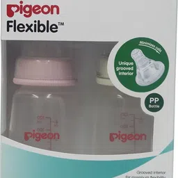 pigeon PERISTALTIC NURSING BOTTLE TWIN PACK KPP NIPPLE S - 120 ml-picture-24