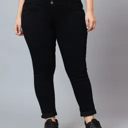 nifty Women Skinny High Rise Black Jeans-picture-19