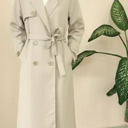 kulanza POLY VISCOS Solid Coat For Women-picture-35