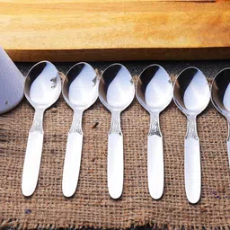 homfro Stainless Steel Table Spoons and Forks Set(NISH) Stainless Steel Cutlery Set image 3