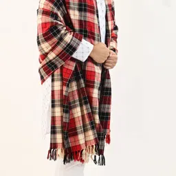 Sprha Wool Checkered Men Shawl image 2
