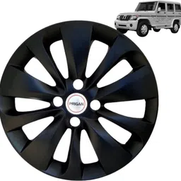 prigan Bolero Blno Matte Black 15 INCH Wheel Cover For Mahindra Bolero-picture-11