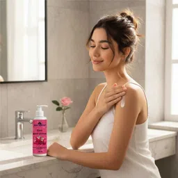 bon austin Rose Body Lotion with Shea Butter for Hydrated & Glowing Skin Care 200ml image 2