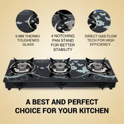 sigri-wala Surya Primecook Automatic Design Roy Glass Automatic Gas Stove image 4