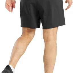 running machine Solid Men Black Sports Shorts image 2