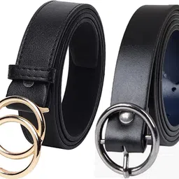 shopbreak Women Formal Black Synthetic Belt-picture-13