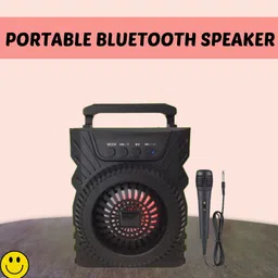 GUGGU 301(PORTABLE WIRELESS BLUETOOTH SPEAKER) Crystal Clear SoundWith Karaoke MicQ217 5 W Bluetooth Laptop/Desktop Speaker-picture-18