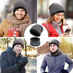 truflair Woven, Self Design, Solid Monkey Cap image 4